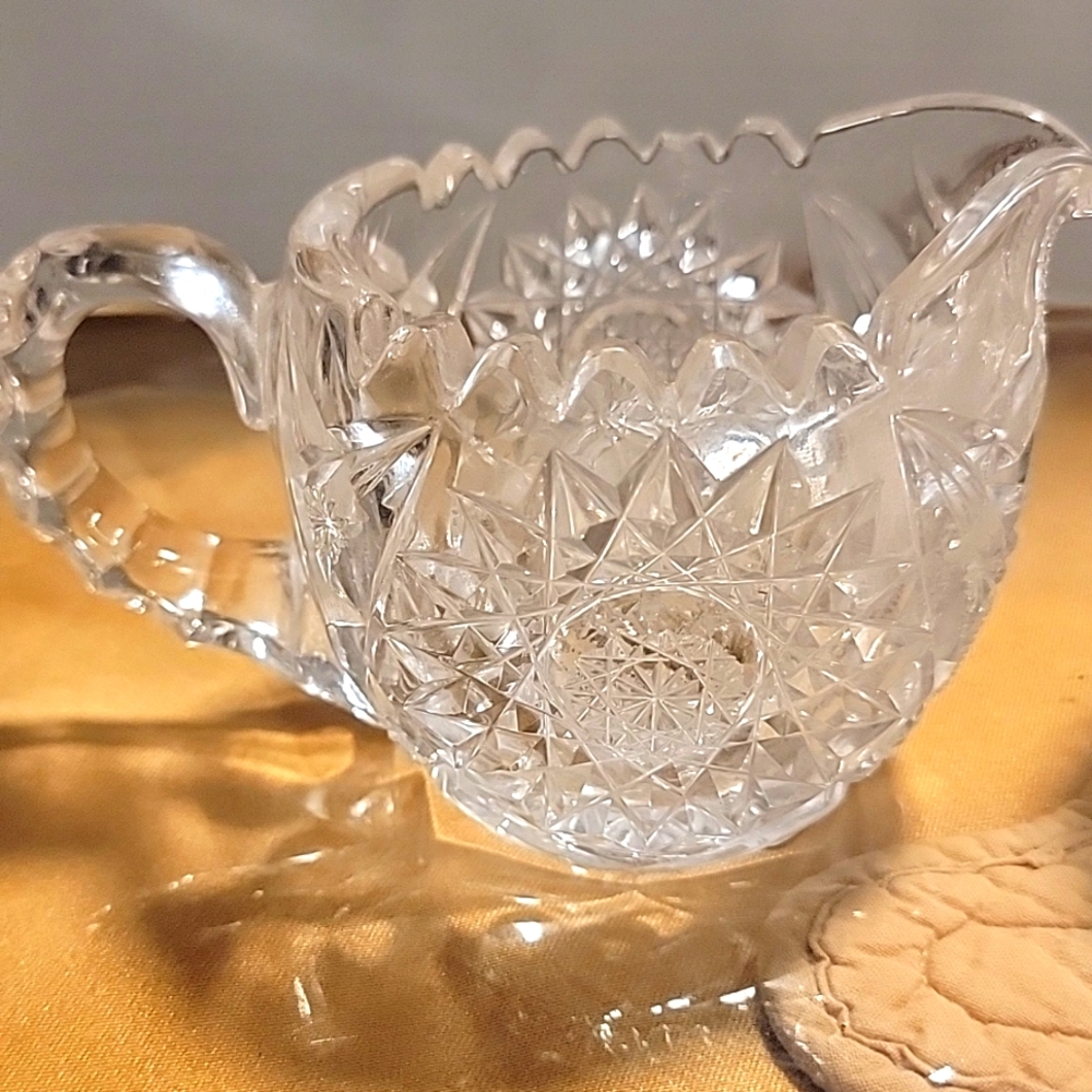 American Brilliant Sugar & Creamer Set